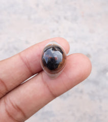 31ct Natural Eye Agate For Sale - Aqeeq - Dimension 22x15x15mm