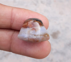 31ct Natural Eye Agate For Sale - Aqeeq - Dimension 22x15x15mm