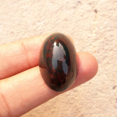 42ct Natural High Quality Blood Stone - Heliotrope - Dimension -27mm X 18mm