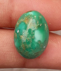 11.5ct Natural Variscite Cabochon - Dimensions 19x13.5mm