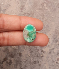 11.5ct Natural Variscite Cabochon - Dimensions 19x13.5mm