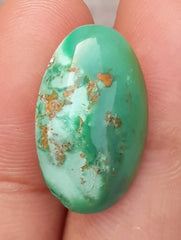 10ct Natural Variscite Gemstone - Dimensions-21x12.5mm