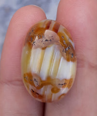 Полосчатый агат 35 карат - Сулеймани Акик - 24x17x13 мм