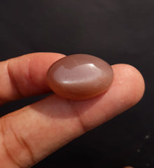 Натуральный лунный камень персика — Лунный камень на продажу — Камень июня — овальный кабошон — 24x10 мм