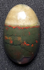 26.5ct Natural High Quality Blood Stone - Heliotrope - Dimension - 27.5mm X 17.2mm