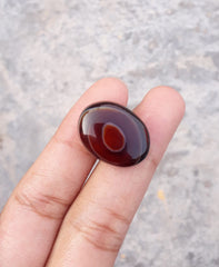 24.2ct Natural Eye Agate For Sale - Aqeeq - Dimension 21x16x8mm