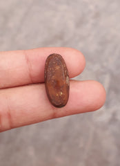 Натуральная бирюза 8,8 карата, зеленая матричная бирюза - 21x10 мм