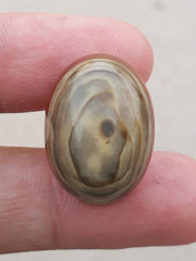 Кабошон из абстрактного агата 32,8 карата - Сулеймани Акик - 21x15 мм