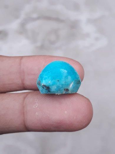 Натуральная сертифицированная бирюза — Blue Matrix Turquoise — Shajri Feroza-26ct-19x15mm Натуральная сертифицированная бирюза — Blue Matrix Turquoise — Shajri Feroza-26ct-19x15mm