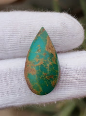 12.5ct High Grade Green Manassa Turquoise Dimension 12x23x7mm