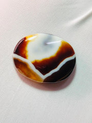 38ct Agate Cabochon - Sulaimani Aqeeq  - 27 x 22mm