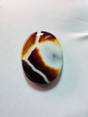 38ct Agate Cabochon - Sulaimani Aqeeq  - 27 x 22mm
