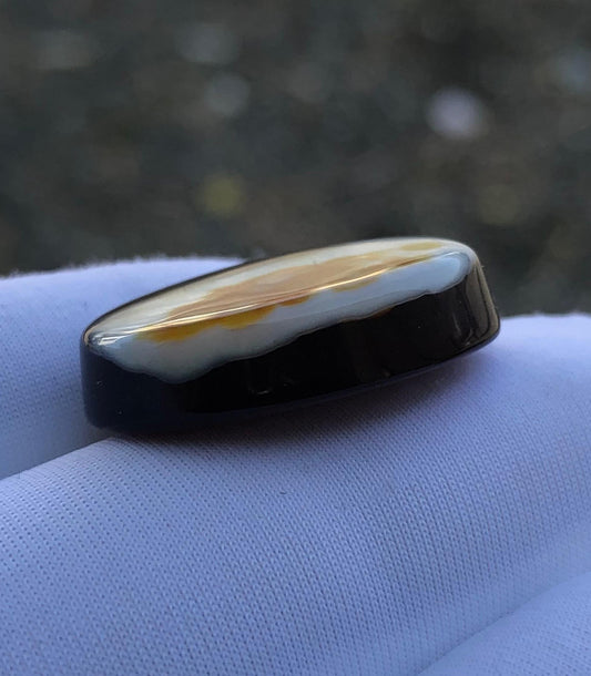 19ct Agate Cabochon - Sulaimani Aqeeq  - 22 x 16mm
