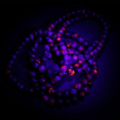 Браслет из натурального огненного камня, также известный как Yooperlite, размеры 6-12 мм