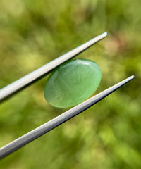 9.1ct - Green Cat’s Eye Nephrite Jade