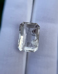 Черный турмалиновый кварц 7,3 карата, черный рутиловый кварц – рутиловый кварц