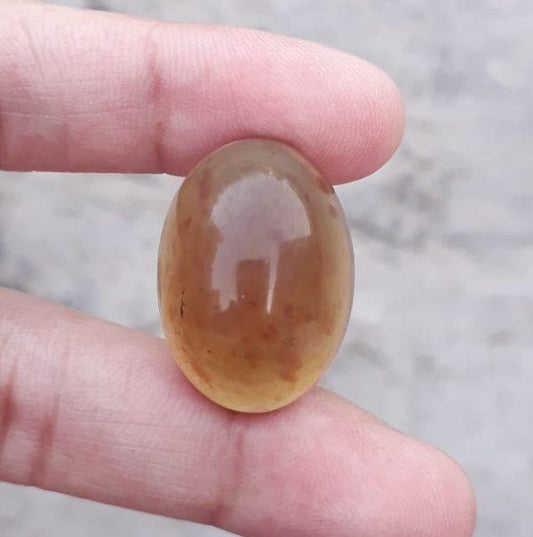 12.6ct Natural Amber Cabochon - also called Gold of the North - 24.8x17.8mm