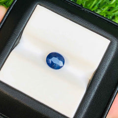 Продажа сертифицированного цейлонского сапфира 1,6 карата — натуральный синий сапфир — сентябрьский камень