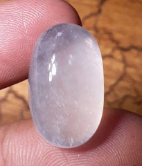 26.8ct-Dur e Najaf - Жемчужина Наджафа Кабошон Молочного цвета - Камень апреля - Горный хрусталь Кварц - 22x14 мм