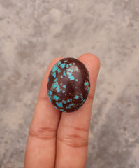 Natural Certified Egyptian Turquoise - Misri Feroza - 42.1Ct- 27x22mm