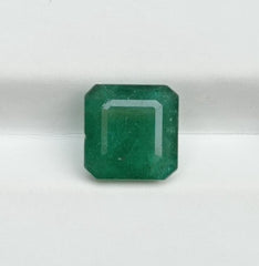 3.60ct Square Cut Emerald for Sale - Budh Ratna - Zamurd - Panna Stone, Pachu Stone, Markat Mani Stone - 9mm