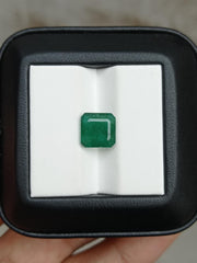3.60ct Square Cut Emerald for Sale - Budh Ratna - Zamurd - Panna Stone, Pachu Stone, Markat Mani Stone - 9mm
