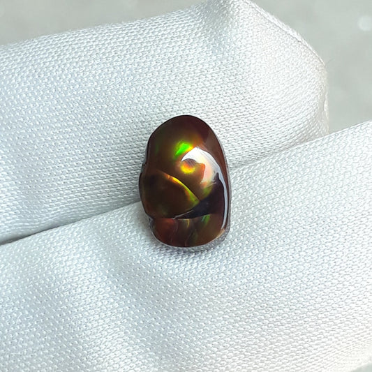 Натуральный огненный агат, мексиканский огненный агат