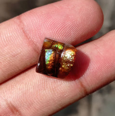 10.1ct Mexican Fire Agate,  Rare Fire Agate, Perfect gemstone Gift for All Gem Lover, Dimensions 13x12x8mm