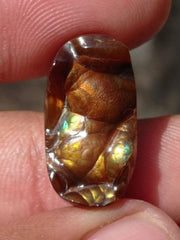 23.35ct Carved Mexican Fire Agate,  Rare Fire Agate, Perfect gemstone Gift, Dimensions 23x12x9mm