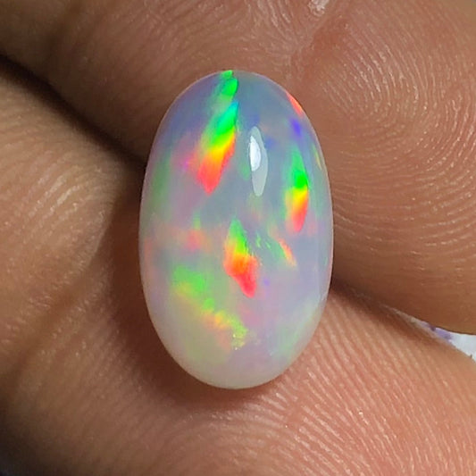 Opal for Sale - White Fire Opal - Welo Opal - October Birthstone - 15x9mm 4ct