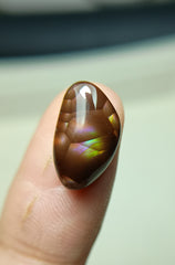 Кабошон из огненного агата Rainbow Rare - Agate De Feugo 
