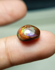Редкий драгоценный камень радужный огненный агат — Agate De Feugo 
