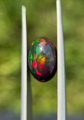 5.05ct  Black Fire Opal - October Birthstone