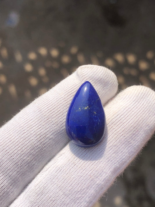 9.9ct Lapis Lazuli - Lajward - Premium Quality Lapis Lazuli  -  12 x 20 x 5mm
