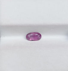 0.60ct Sapphire for Sale - Kashmiri Sapphire Gemstone with Natural Inclusions - Dimensions 7.1x4x2.5mm