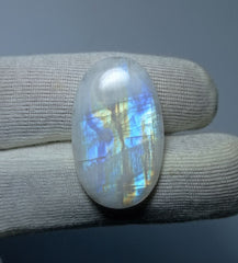 23ct MoonStone for Sale - Adularia MoonStone - Rainbow Moonstone - June Birthstone -32x19mm