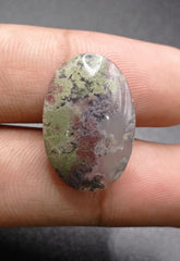 23.6ct  Moss Agate - Green Moss Agate - 25.5x17x5.5mm