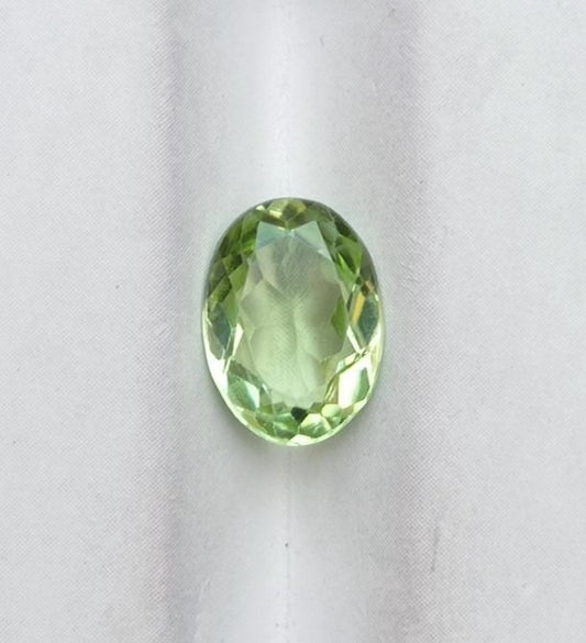 2.45ct Peridot Gemstone- Olivine - Chrysolite Gem - August Birthstone - 10x7.5x5mm