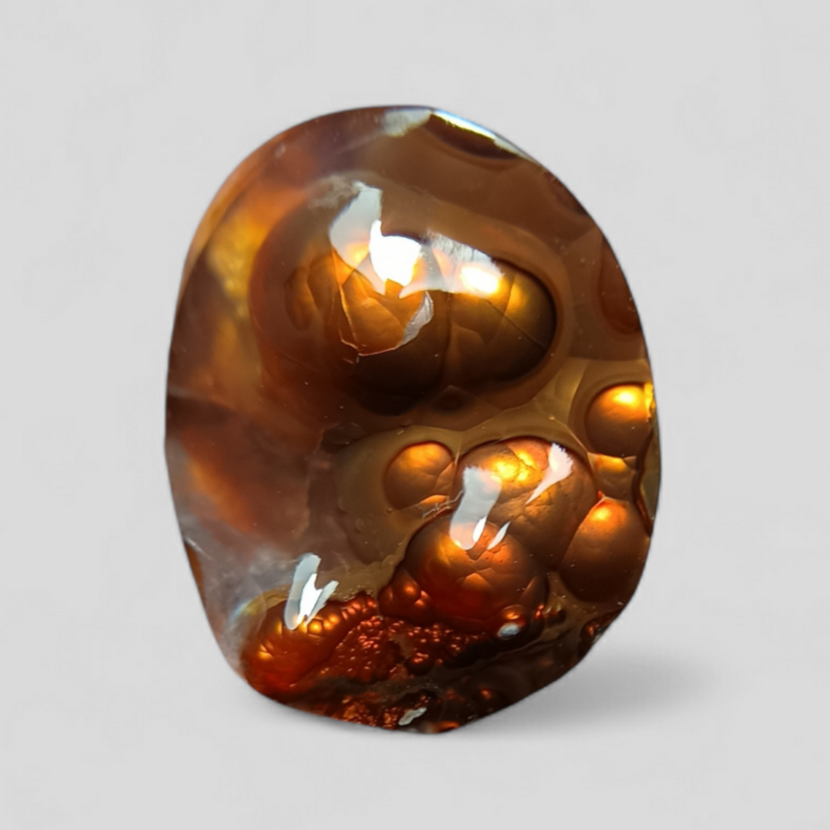 Редкий огненный агат с пузырьками — Agate De Feugo 