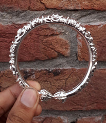 Hand-Crafted Sterling Silver Bangle