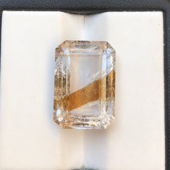 Черный турмалиновый кварц 7,3 карата, черный рутиловый кварц – рутиловый кварц