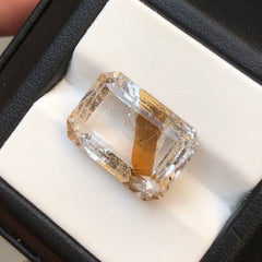 Черный турмалиновый кварц 7,3 карата, черный рутиловый кварц – рутиловый кварц