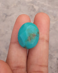 Natural Teal Green Turquoise  - Green Turquoise - 15ct- 19x15mm