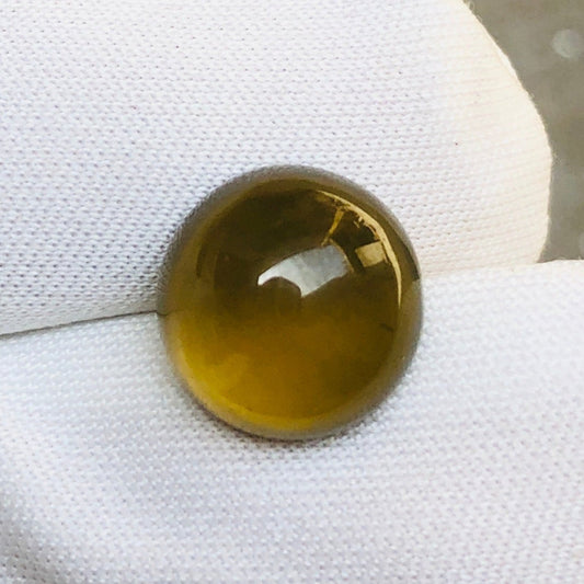 Natural Vesuvianite Solar Gemstone - Vesuvianite Cabochon - 11x11x7mm