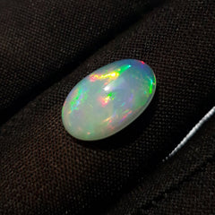 Opal for Sale - White Fire Opal - Welo Opal - October Birthstone - 15x9mm 4ct