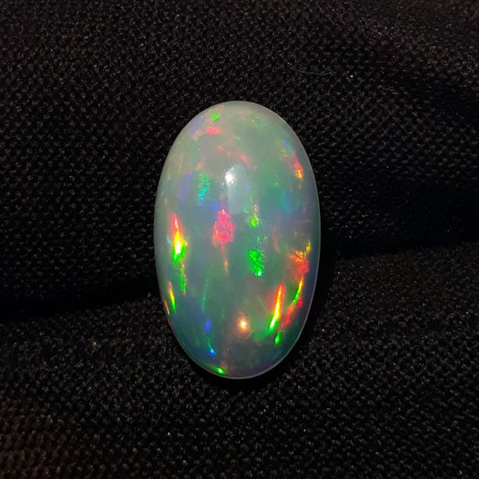 Opal for Sale - White Fire Opal - Welo Opal - October Birthstone - 15x9mm 4ct