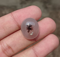 27.5ct-Natural Dendritic Agate - Shajri Aqeeq -21x17x10mm