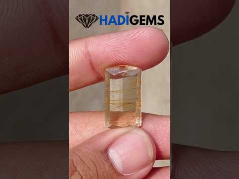 15.20ct Red Tourmalated Quartz - Red Rutile Quartz - Rutilated Quartz