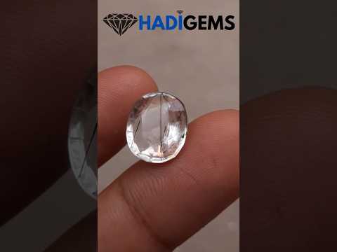 6ct Black Tourmalated Quartz aka Black Rutile Quartz - Rutilated Quartz - 13x11x6mm