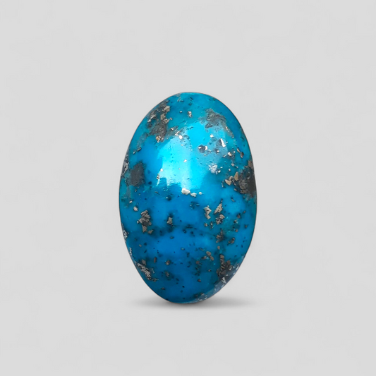 Natural Turquoise with Pyrite - Blue Matrix Turquoise - Shajri Feroza-30Ct